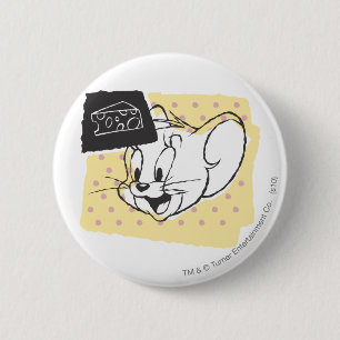 Jerry Cheese 6 Cm Round Badge