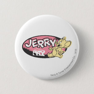 Jerry Cheese Logo 6 Cm Round Badge
