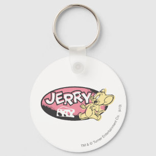 Jerry Cheese Logo Key Ring