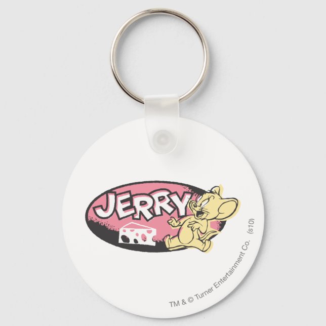 Jerry Cheese Logo Key Ring (Front)