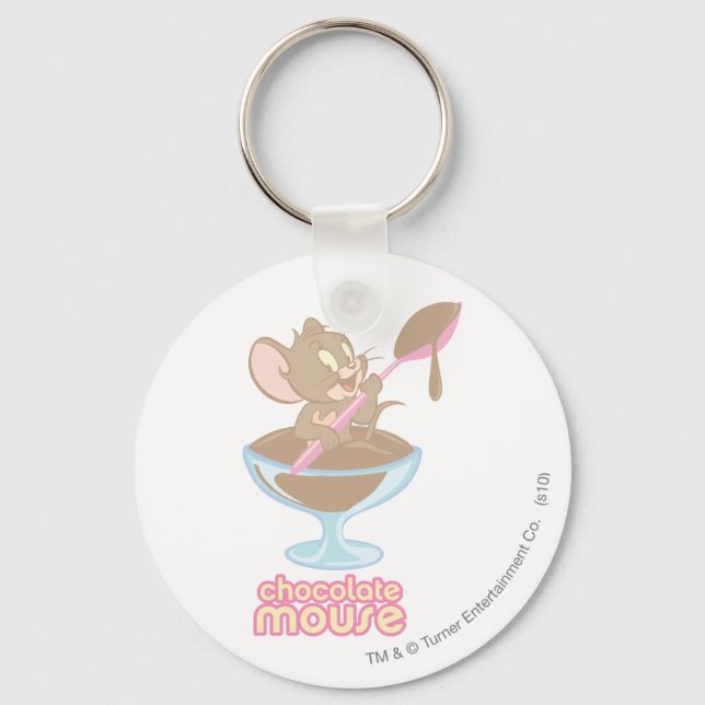 Jerry Chocolate Mouse Key Ring (Front)