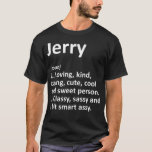 JERRY Definition Personalised Name Funny Gift T-Shirt<br><div class="desc">JERRY Definition Personalised Name Funny Gift . Check out our birthday t shirt selection for the very best in unique or custom,  handmade pieces from our shops.</div>