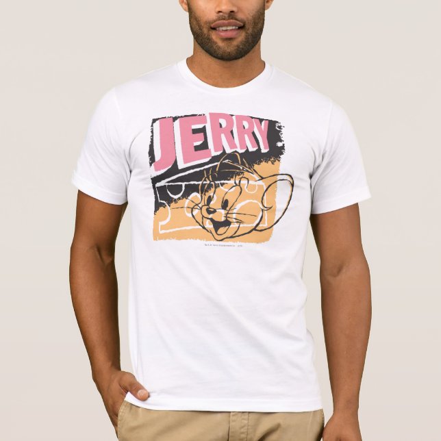 Jerry Face on Cheese T-Shirt (Front)