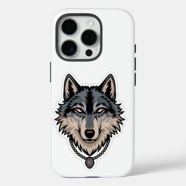 Jerry Garcia wolf  Case-Mate iPhone Case (Back)