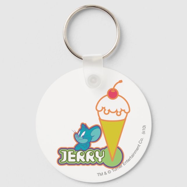 Jerry Ice Cream Key Ring (Front)