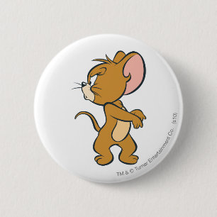 Jerry Looking Back Annoyed 6 Cm Round Badge