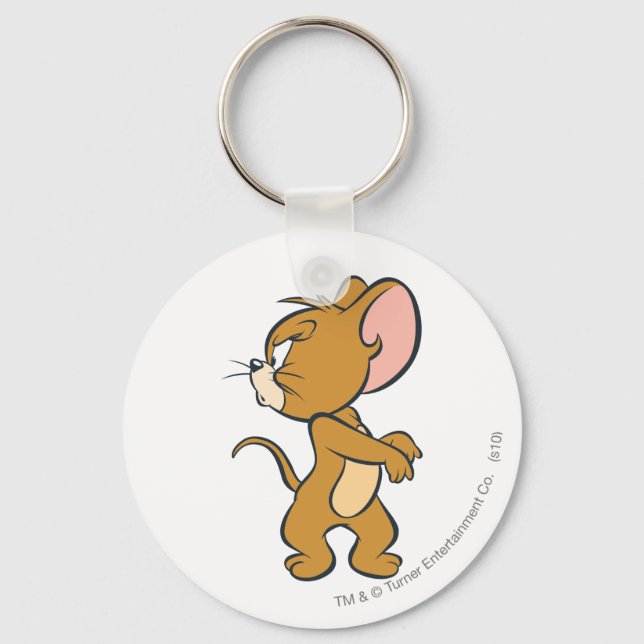 Jerry Looking Back Annoyed Key Ring (Front)