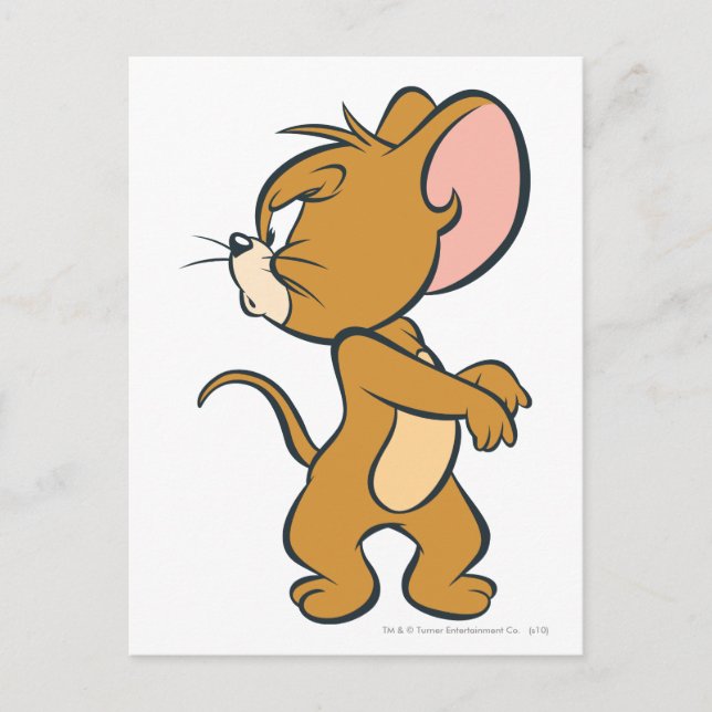 Jerry Looking Back Annoyed Postcard (Front)