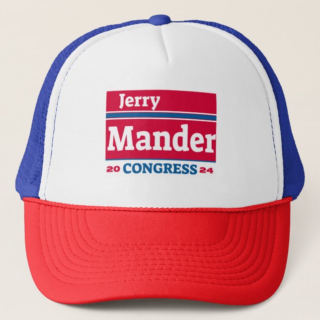 Jerry Mander's Official Campaign Hat 2024 (Front)