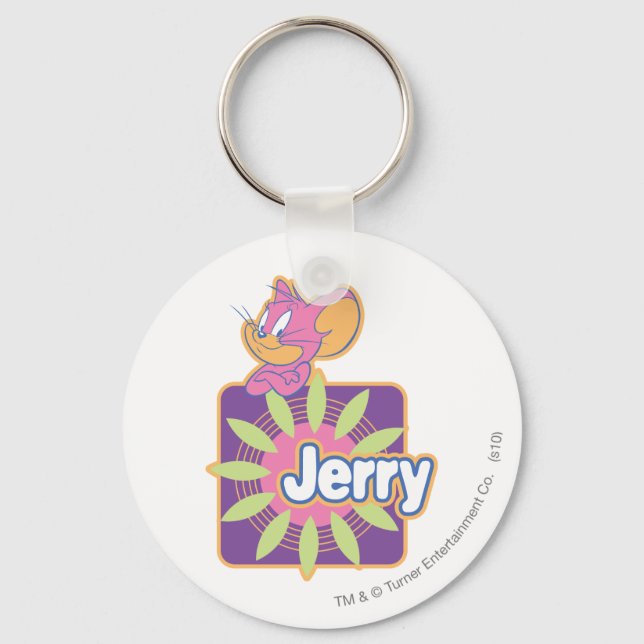 Jerry Neon Mouse Key Ring (Front)