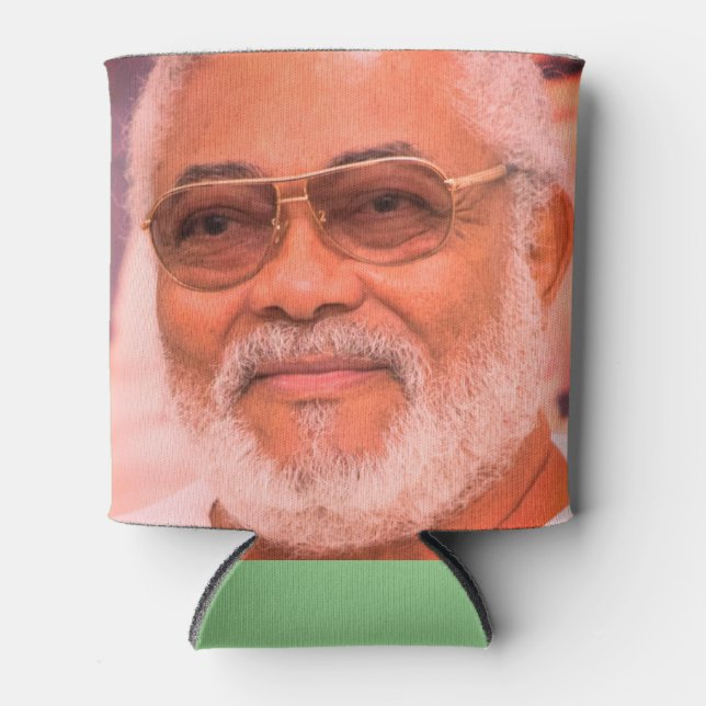 Jerry Rawlings, J.J. Rawlings, President of Ghana Can Cooler (Front)