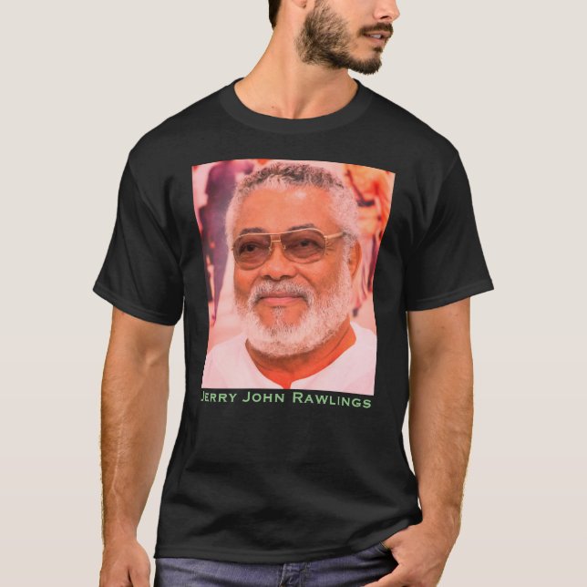 Jerry Rawlings, J.J. Rawlings, President of Ghana T-Shirt (Front)