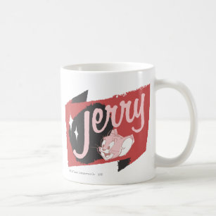 Jerry Red and Black Logo Coffee Mug