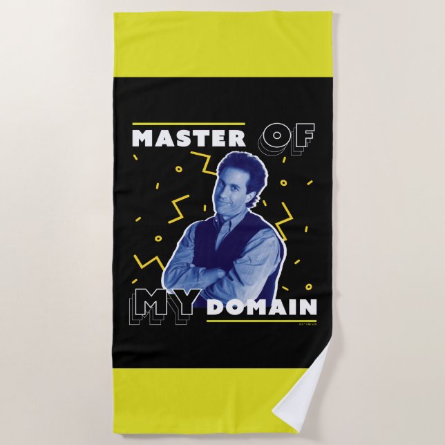 Jerry Seinfeld | Master of My Domain Beach Towel (Front)