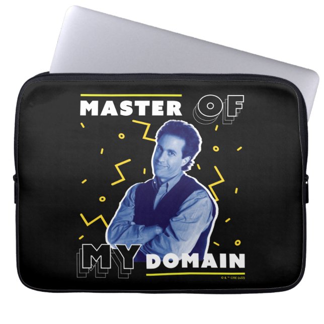 Jerry Seinfeld | Master of My Domain Laptop Sleeve (Front)