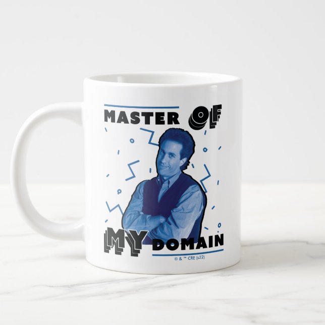 Jerry Seinfeld | Master of My Domain Large Coffee Mug (Left)