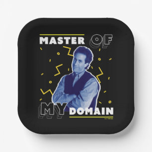 Jerry Seinfeld   Master of My Domain Paper Plate