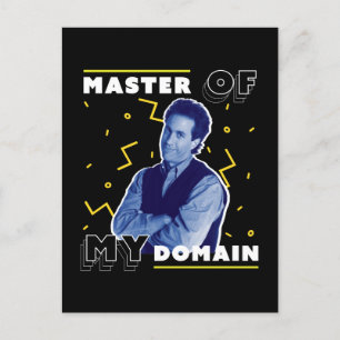 Jerry Seinfeld   Master of My Domain Postcard
