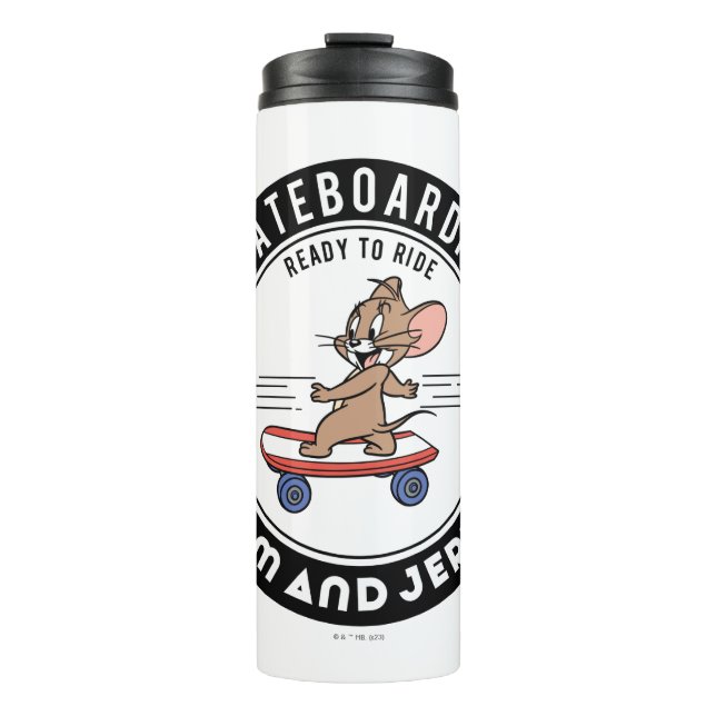 Jerry Skateboarding - Ready To Ride Thermal Tumbler (Front)