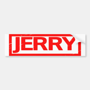 Jerry Stamp Bumper Sticker