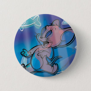 Jerry Trippy Fish 6 Cm Round Badge