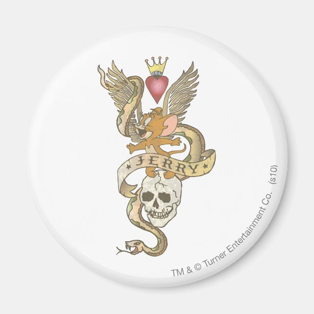 Jerry Twisted Tattoo 2 Magnet (Front)