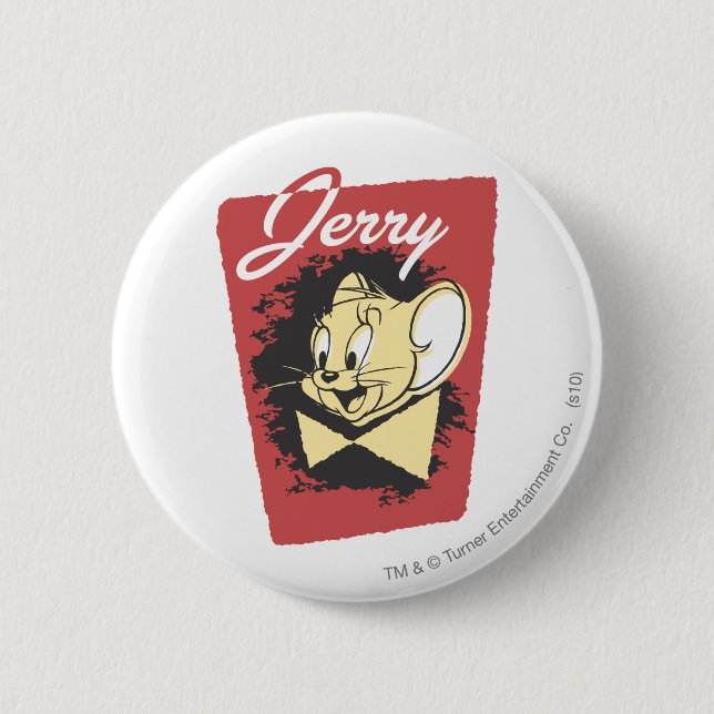 Jerry Yellow Botiw Logo 6 Cm Round Badge (Front)