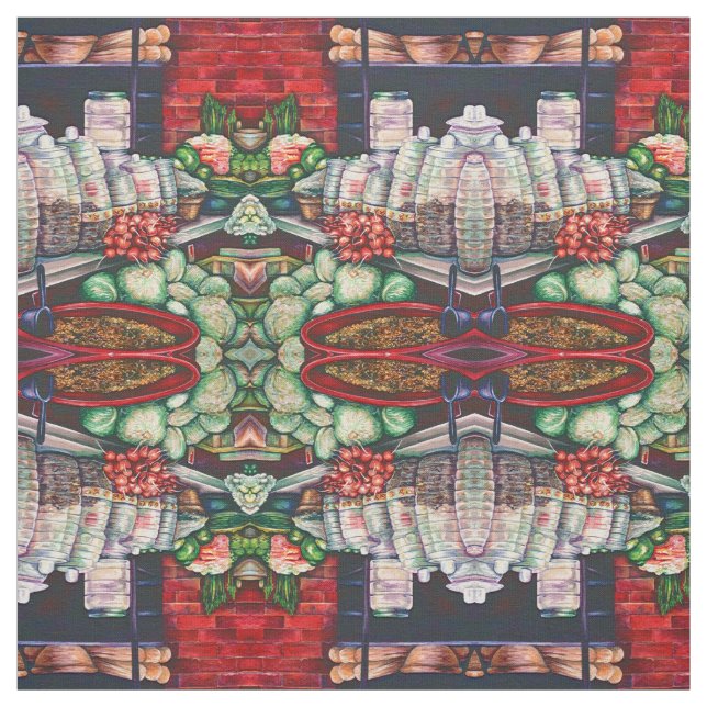 Jerry's Jelly Jars Fabric (Swatch)