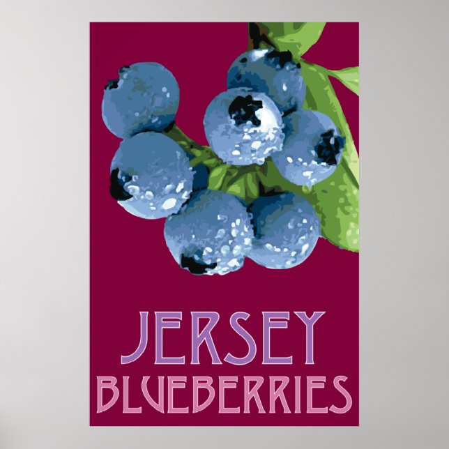 Jersey_Blueberries Poster (Front)
