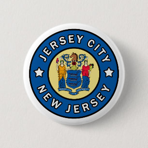 Jersey City New Jersey 6 Cm Round Badge