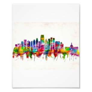 Jersey City New Jersey Skyline Photo Print