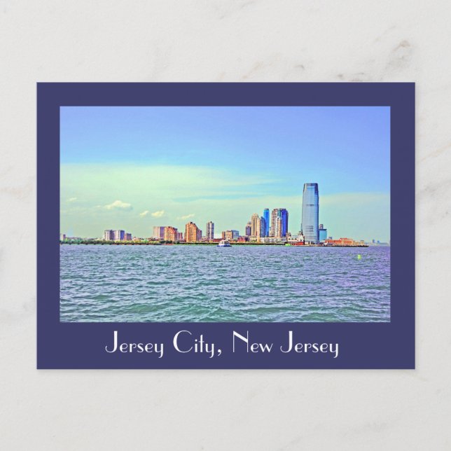 Jersey City, New Jersey, U.S.A. Postcard (Front)