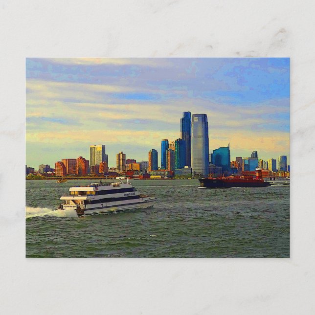 Jersey City Skyline #2-2 Postcard (Front)