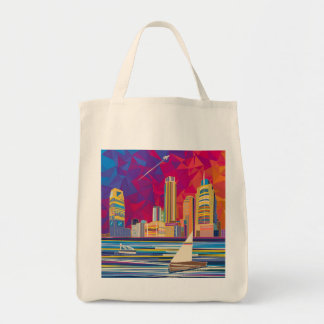 Jersey City Skyline Tote Bag