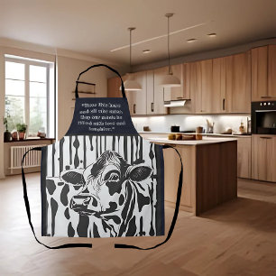 Jersey Cow Customizable Apron