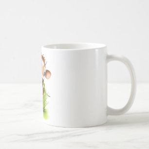 Jersey cow in grass coffee mug