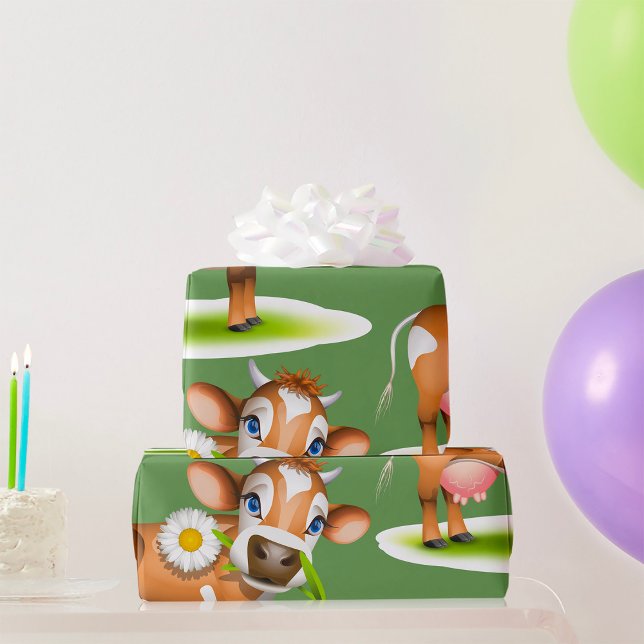Jersey Cow Wrapping Paper (Creator Uploaded)