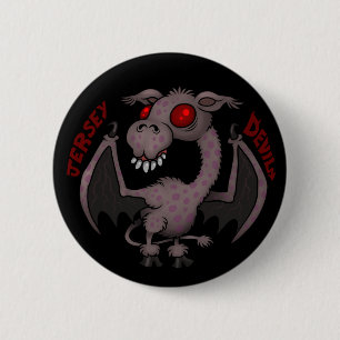 Jersey Devil 6 Cm Round Badge