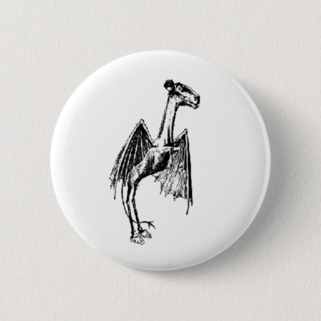 Jersey Devil 6 Cm Round Badge (Front)