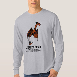 Jersey Devil Creature Cryptid Customisable Text T- T-Shirt