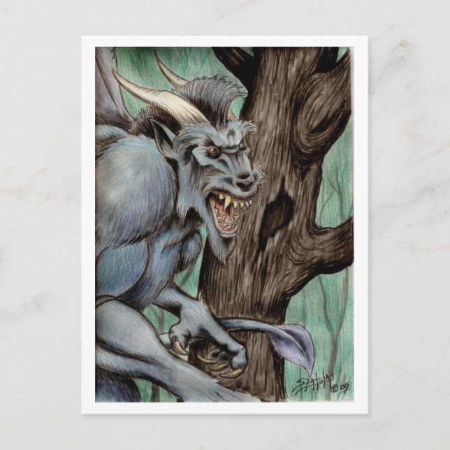 Jersey Devil Postcard (Front)