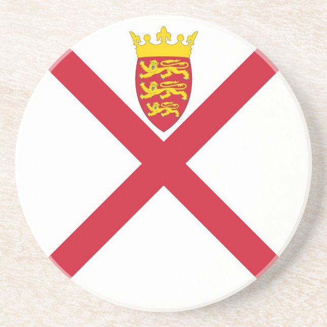 Jersey Flag Coaster (Front)