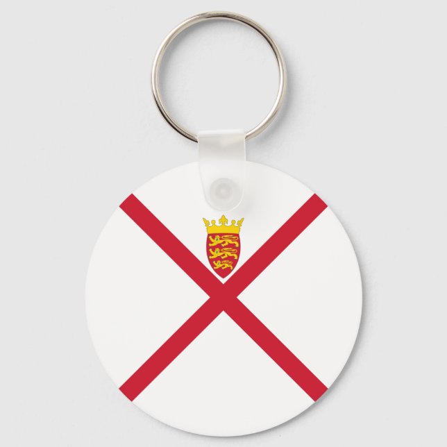 Jersey Flag Key Ring (Front)