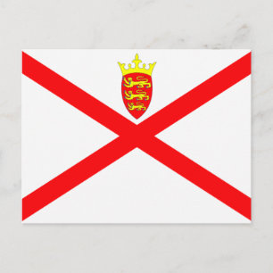 Jersey Flag Postcard