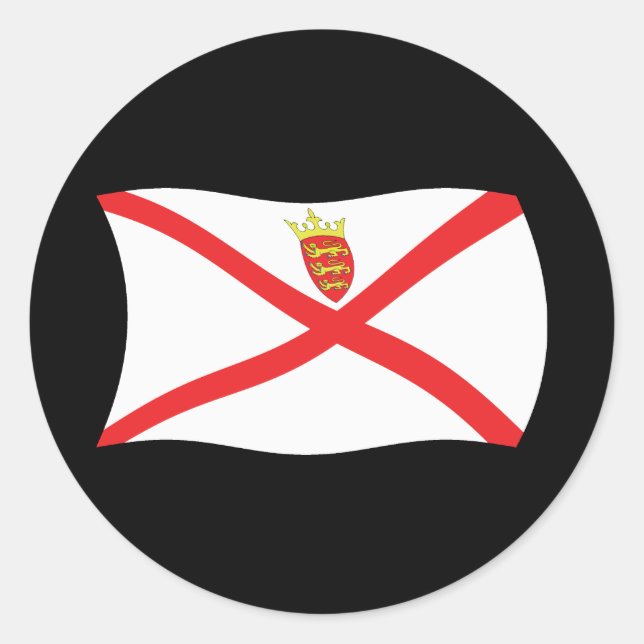 Jersey Flag Sticker (Front)