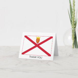Jersey Flag Thank You Card