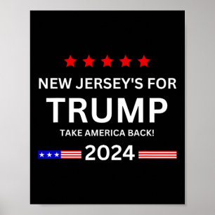 Jersey For Trump Take America Back 2024 Election Poster