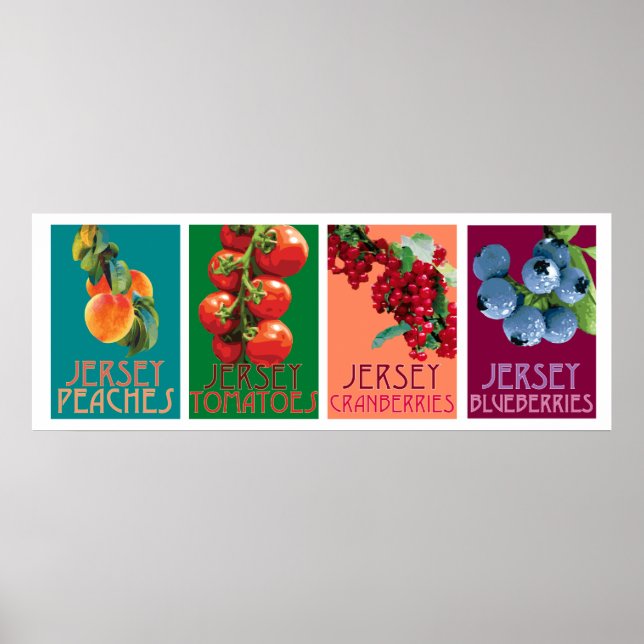 Jersey Fruits Poster horizontal (Front)