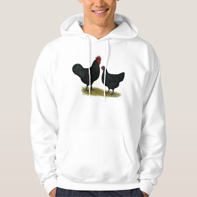 Jersey Giant Chickens Hoodie (Front)
