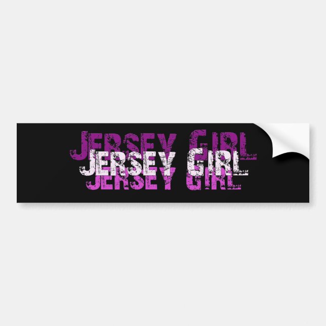 JERSEY GIRL gifts & greetings Bumper Sticker (Front)